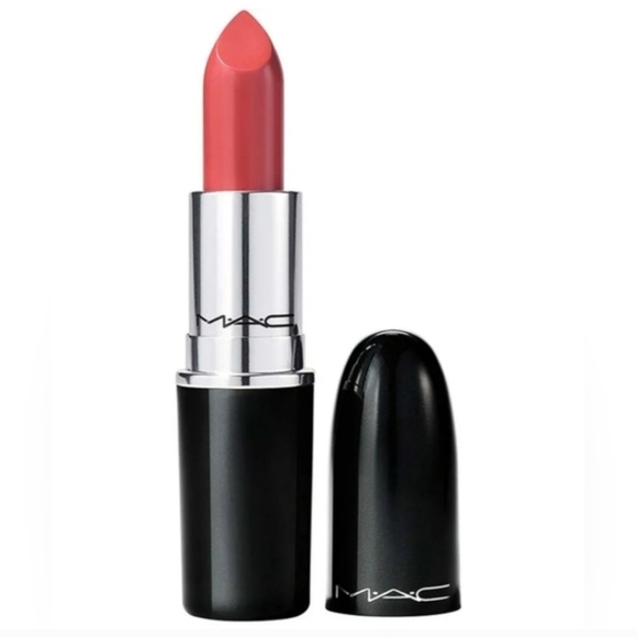 MAC Lipstick Coral pink with Zebra Print Floral Cosmetic bag - Picture 8 of 14